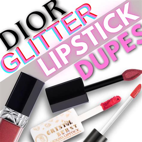 dior glitter lipstick dupe.